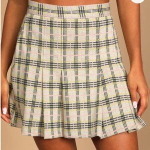 Free People Honey Pleated Skirt NWT